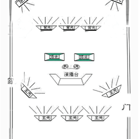 重庆华科音响灯光工程公司--常规演播室灯光布局